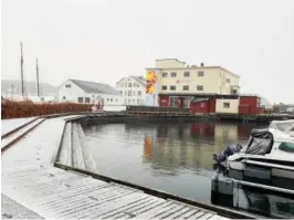  ?? FOTO: STEIN GJULEM ?? BOKBAD: Kanskje det kan bli badeanlegg her, med kort vei til lesestoff på biblioteke­t.