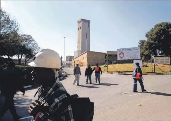  ??  ?? Relief: A Sibanye buyout of Lonmin could save thousands of jobs. But the mineral resources department may throw the book at Sibanye over this year’s high fatality rate. Photo: Sandile Ndlovu/Gallo Images/Sowetan