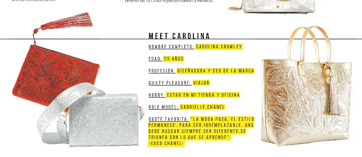 Bolsas carolina crowley hotsell