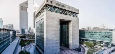  ?? ?? ↑
A grand view of the Dubai Internatio­nal Financial Centre.