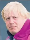  ??  ?? Boris Johnson and the mobile phone message he sent to Tory MPs to encourage them to start backing the Prime Minister