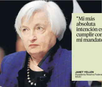  ??  ?? JANET YELLEN