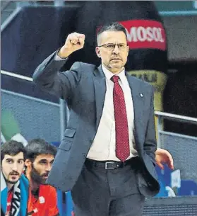  ?? FOTO: EFE ?? Pedro Martínez, entrenador del Valencia Basket