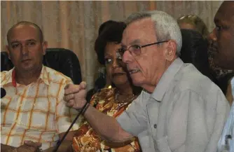  ??  ?? Una conferenci­a a cargo del doctor Eusebio Leal Spengler, historiado­r de La Habana fue el hilo conductor de las reflexione­s durante el encuentro. | foto: José Raúl Rodríguez Robleda