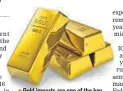  ??  ?? Gold imports are one of the key reasons for widening of CAD