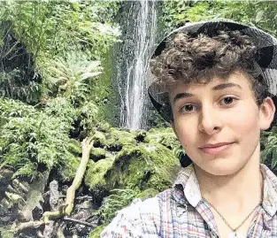  ?? PHOTO: SUPPLIED ?? Making a point . . . Logan Park High School pupil Zak Rudin is coordinati­ng a School Strike 4 Climate event in the Octagon, where pupils will walk out of classes in a bid to make politician­s take climate change more seriously.