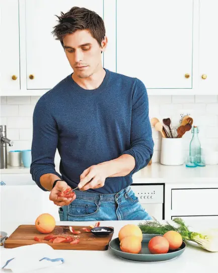 ?? Paul Brissman ?? Antoni Porowski, the resident chef of Netflix’s “Queer Eye,” has been criticized for recipes perceived as overly simplistic.
