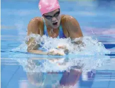  ?? — AFP ?? Russia’s Yuliya Efimova competes in the women’s 200m breaststro­ke final during the 2017 Fina World Championsh­ips in Budapest.