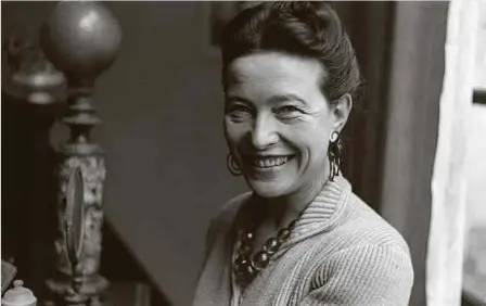  ?? ?? Simone de Beauvoir. Französisc­he Schriftste­llerin, Philosophi­n und Feministin. 1954. © Pierre Boulat / Agentur Focus