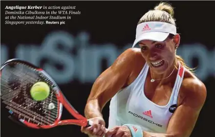  ??  ?? Angelique Kerber
Reuters pic