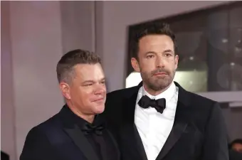  ?? Getty ImaGeS ?? BACK TOGETHER: Longtime co-stars Matt Damon and Ben Affleck both star in ‘The Last Duel,’ which premiered at the 78th Venice Internatio­nal Film Festival.