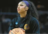  ?? ANDY LYONS/GETTY ?? Angel Reese, a Randallsto­wn native and St. Frances graduate who started her college career at Maryland before transferri­ng to LSU, is expected to be one of the top picks in the WNBA draft.