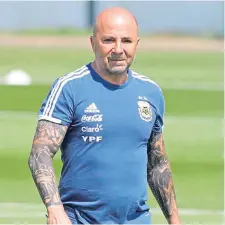  ??  ?? Argentina boss Jorge Sampaoli.