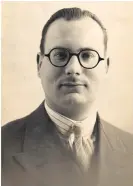  ??  ?? Dr Geoffrey Culank (1906-78), pictured in 1931 when he qualified as a doctor, pic courtesy of Jenny Culank. See ‘Remember Dr Culank?, below