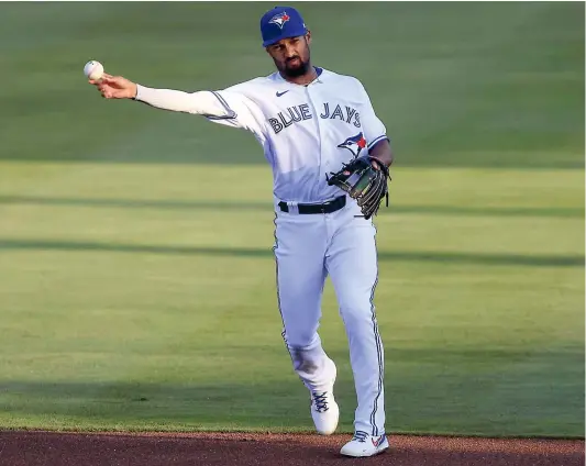  ?? PHOTO AFP ?? Marcus Semien en action lors de la première manche contre les Nationals de Washington, mercredi dernier, en Floride.