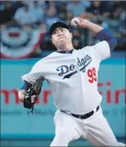  ?? Allen J. Schaben Los Angeles Times ?? HYUN-JIN RYU had a strong second half for L.A. and started Game 1 of the NL Division Series.