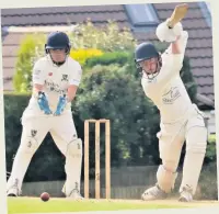  ??  ?? 2nd XI v Jake Lister who scored 97 for Shepshed Dean Parker. Newtown Linford 2nd XI. Picture by