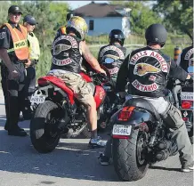  ?? TYLER BROWNBRIDG­E/ THE WINDSOR STAR ?? From their base in California, the Hells Angels reach around the world. In Canada, it is the dominant club by a wide margin, 31 active chapters here and close to 400 members on the streets. But the club faces serious competitio­n.