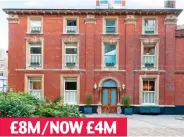  ??  ?? A four-bed property in north London £8M/NOW £4M