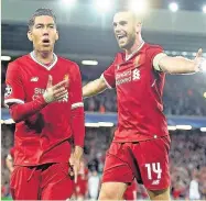  ??  ?? RED ROAR Henderson said Liverpool are a real force