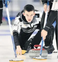  ??  ?? Improvemen­ts Mark is enjoying his involvemen­t with the British Curling programme. Photo: PPA