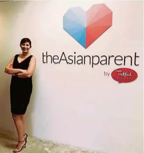  ??  ?? theAsianpa­rent founder and group chief executive officer Roshni Mahtani says the company is planning several partnershi­ps and tieups next year.