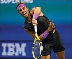  ?? AL BELLO / GETTY IMAGES ?? Rafael Nadal, who will take on Matteo Berrettini in a U.S. Open semifinal today, has made it to the semifinals at all four Grand Slams in 2019. His only title was in the French Open.