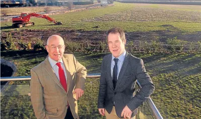  ?? Picture: Gareth Jennings. ?? Keir and Lawson Doe have set up a new company helping farmers get compensati­on for constructi­on projects going through their land.