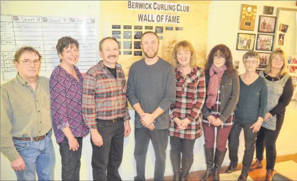  ?? FILE PHOTO ?? The Berwick Curling Club will hold its 2019 Wall of Fame induction ceremony on Jan. 26. In 2018, Mike Morse, Lori and Dan Dorey and the Edith Corkum Memorial Bonspiel were inducted. This year’s inductees will include Mike and Michelle Larsen, Curt Palmer and Donnie Smith.