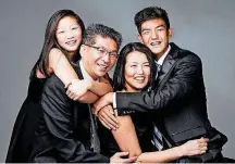  ?? [PHOTO PROVIDED] ?? Dr. Grace Jun is pictured with her husband, Dr. Phil Jun, and their children, Phoebe and Samuel.