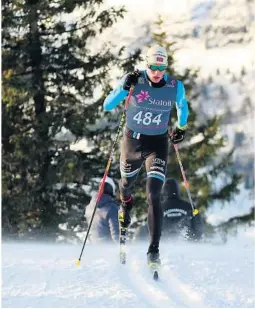  ?? FOTO: EIRIK LUND RØER ?? Mikael Gunnulfsen knallet til med en fjerdeplas­s på 15 kilometer klassisk i Skandinavi­sk Cup i Lahti søndag.