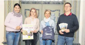  ?? FOTO: STEFFEN LANG ?? Freuen sich aufs Fit-Fun-Shopping mit Moorerlebn­istag (von links). Johanne Gaipl, Margit Rock, Christiane Vinçon-Westermaye­r und Martin Tapper.