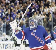  ?? Frank Franklin II / Associated Press ?? The Rangers bought out the contract of star goaltender Henrik Lundqvist, one of the greatest netminders in franchise history.