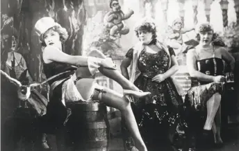  ?? Turner Classic Movies 1930 ?? Marlene Dietrich is cabaret singer Lola-Lola in Josef von Sternberg’s “The Blue Angel.”