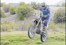  ?? REUTERS PHOTO ?? Adrien Van Beveren on his Yamaha in Stage 8.