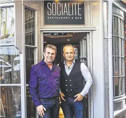  ?? ?? Socialite owners Adam Elliott and Barry Vera