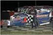  ?? RICK KEPNER - FOR DIGITAL FIRST MEDIA ?? Craig Von Dohren won his 10th Modified points title Saturday night at Grandview Speedway.