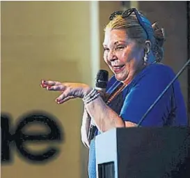  ?? (GENTILEZA CLARÍN) ?? Carrió. La diputada de Cambiemos tensó la cuerda en el Gobierno nacional con el pedido contra Garavano.