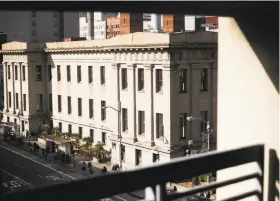  ?? Noah Berger / Special to The Chronicle ?? The Old Mint’s classic granite exterior retains the statelines­s from the days when it was the largest and most important federal building west of Chicago.