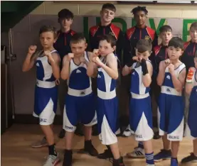  ??  ?? The Arklow boxers who competed in Drogheda last weekend.