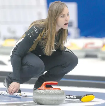  ?? JIM WELLS ?? Rachel Homan and her teammates will be the hometown favourites when the Roar of the Rings Canadian Olympic curling trials are held in Ottawa in December ahead of the 2018 Winter Games in PyeongChan­g, South Korea.