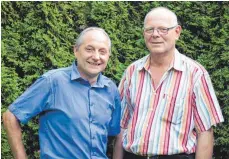  ?? FOTO: KATRIN BÖLSTLER ?? Das neue Führungsdu­o der CDU in Bad Schussenri­ed: Norbert Bader (links) und Peter Vollmer.