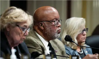  ?? Photograph: Drew Angerer/Getty Images ?? Zoe Lofgren, Bennie Thompson and Liz Cheney, of the House committee investigat­ing the Capitol attack, on Capitol Hill in March.