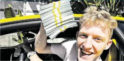  ?? TFUE ?? Hat an seinem letzten Geburtstag im Februar eine Million Dollar ausgegeben: Streamer Turner Tenney alias Tfue.