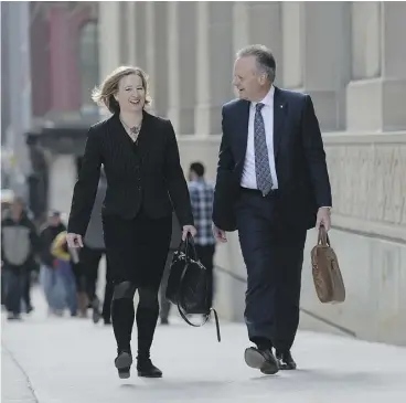  ?? SEAN KILPATRICK / THE CANADIAN PRESS ?? Bank of Canada governor Stephen Poloz and senior deputy governor Carolyn Wilkins.