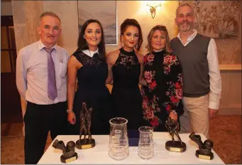  ??  ?? Camogie coaching team of Willie Fahy, Liz Fahy, Hannah Fahy Laura Crean, and Jamie Dowling.