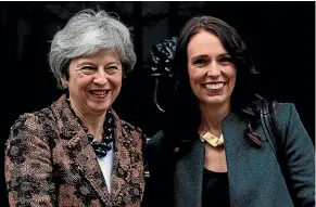  ?? GETTY IMAGES ?? Prime Minister Jacinda Ardern says she is concerned about Britain potentiall­y leaving the European Union without a deal after meeting with her British counterpar­t, Theresa May, on January 21.
