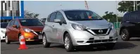 ??  ?? NISSAN Note comes in electric, gasoline versions.