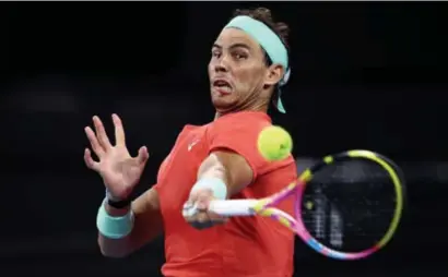  ?? © getty ?? Rafael Nadal is voor veel tennissers een lastige tegenstand­er, onder meer omdat hij links speelt.