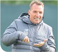  ??  ?? Celtic manager Brendan Rodgers